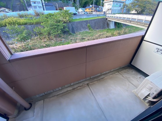 バルコニー　※別部屋の写真です