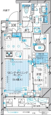 ルジェンテ早稲田の間取り写真