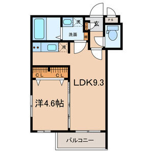 MOVE若宮の間取り写真