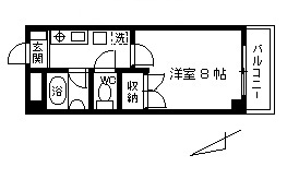 八王子市明神町のマンションの間取り