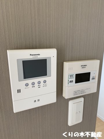 セキュリティ　モニター付きインターホン完備