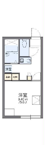 レオパレス大麻新町の間取り