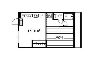 鹿児島市中央町のマンションの間取り