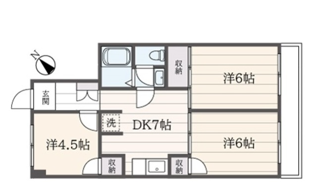 大竹ビルの間取り