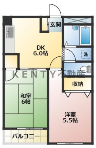 大田区上池台のマンションの間取り