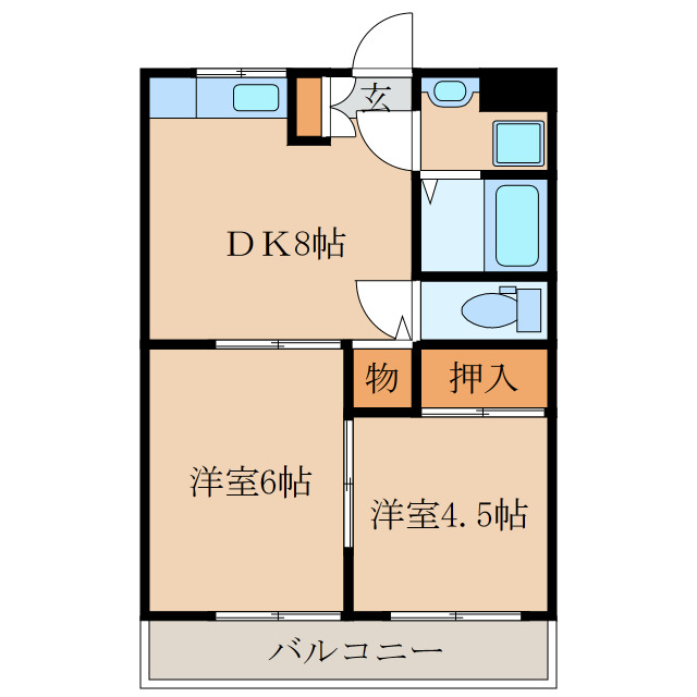 パークヒル古前城の間取り