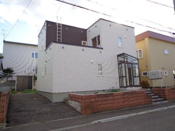 北海道札幌市厚別区青葉町１０（一戸建）の賃貸物件の外観