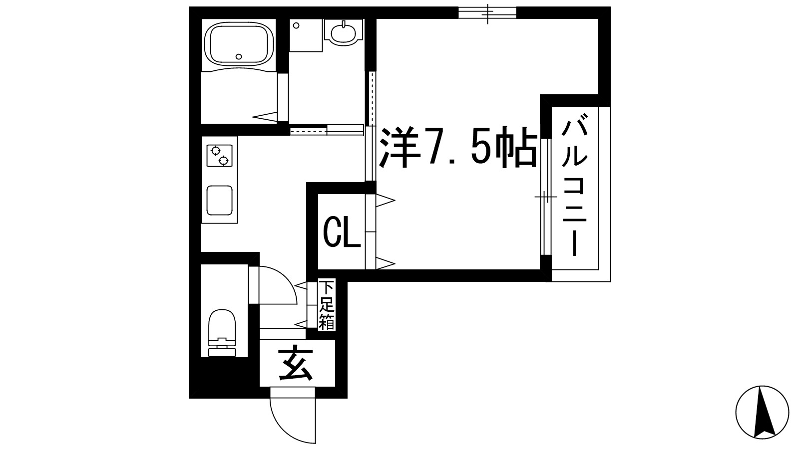 グレース仲蔵の間取り