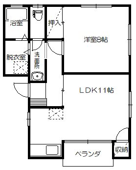 ハイツクラビーの間取り