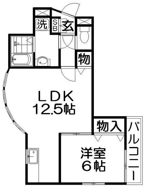 幾野パレーテの間取り