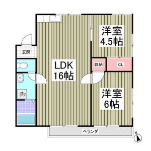 古河市原町のマンションの間取り