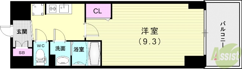 プレサンス神戸セレスティアの間取り