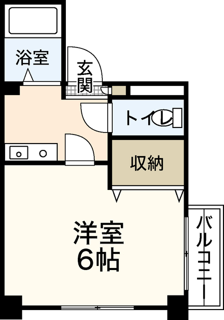 広島市西区中広町のマンションの間取り