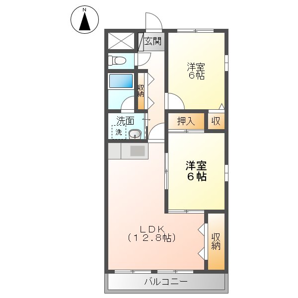 ニューカメリアの間取り