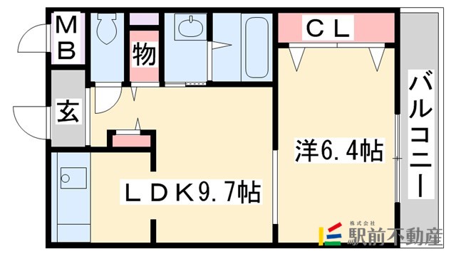 太宰府市向佐野のマンションの間取り