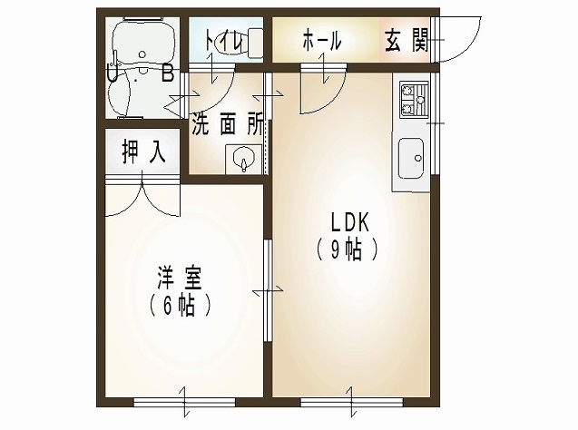 メゾンディライトの間取り