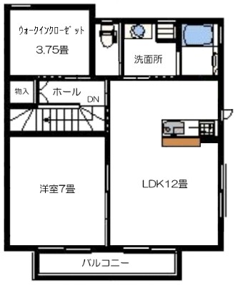 スパニッシュ・Ｔの間取り