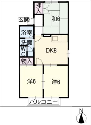 サテライトセブン　Ｂ棟の間取り