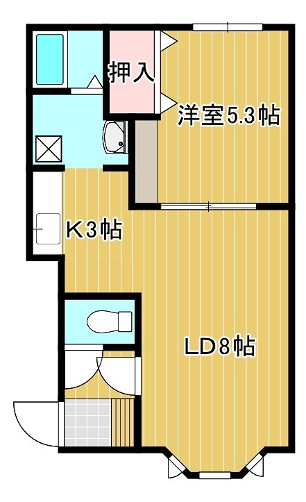 ウィンズニューバースの間取り