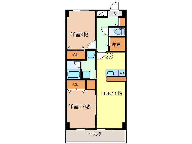 UTOPIA　20の間取り