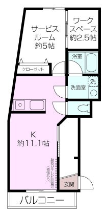 MORE　JOYの間取り