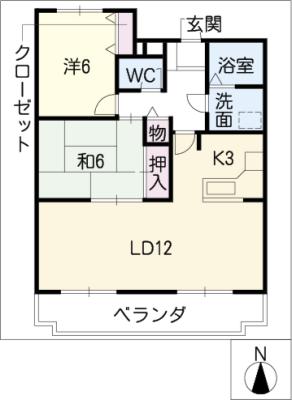 ハピネス八光の間取り