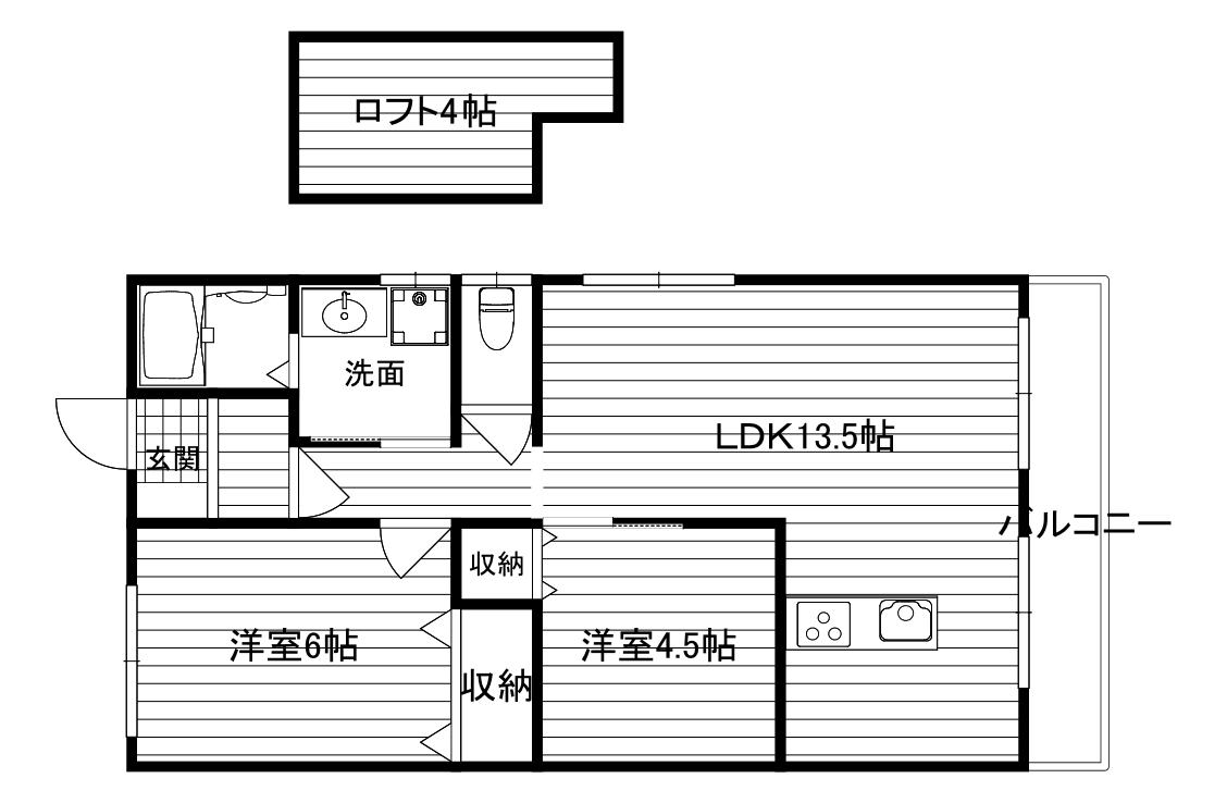 ボイス大河の間取り