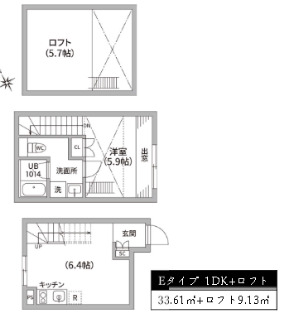 レピュア四谷レジデンスの間取り