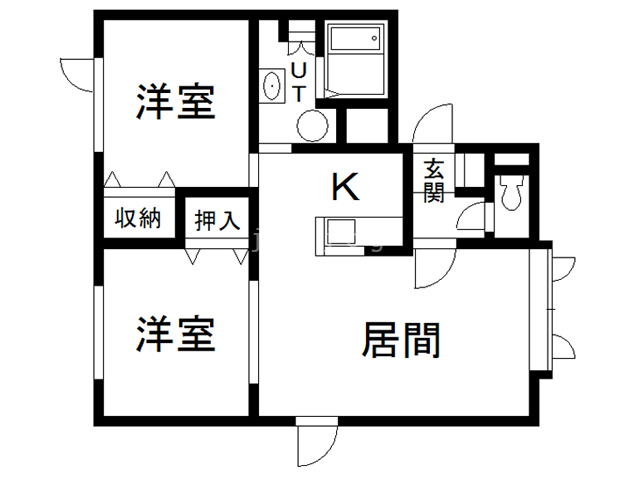 グルックハイムの間取り