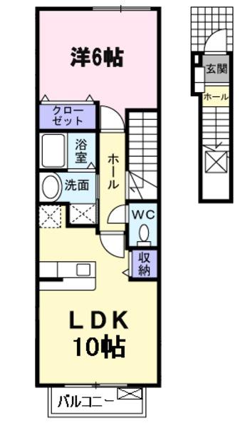 エメ　グランメールの間取り