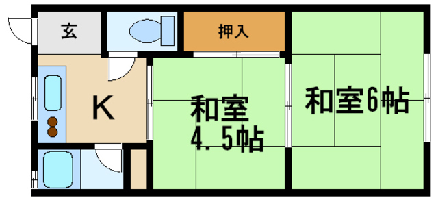 イタミマンションの間取り