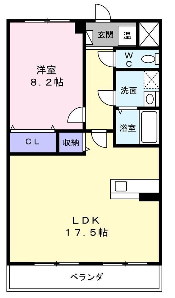 ボヌールヴィル国見A棟の間取り