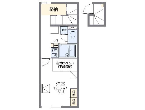 レオパレス関船の間取り