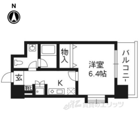 ベラジオ烏丸三条の間取り