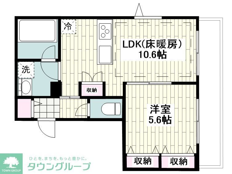 横浜市保土ケ谷区星川のマンションの間取り