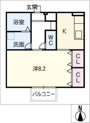 パストラル高棚の間取り