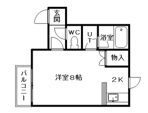 グランドール菊水の間取り