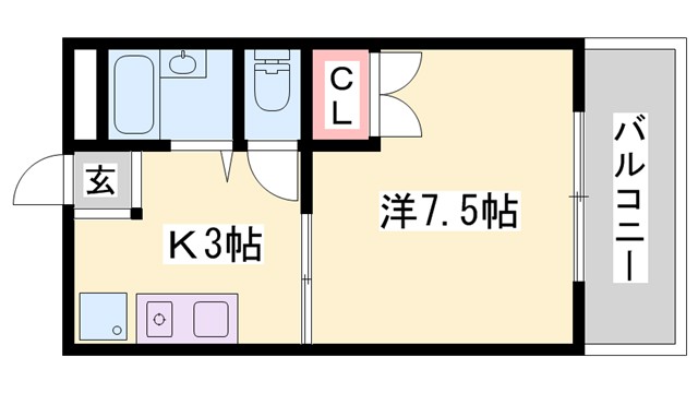 グリーンゲイブルズの間取り