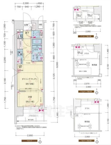 プレサンス京都東寺の間取り