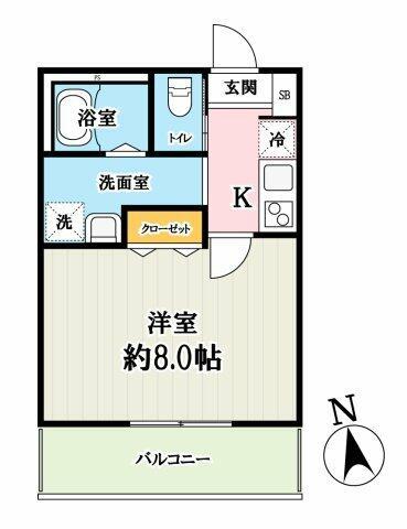 （仮称）キャメル南流山９Ｂの間取り