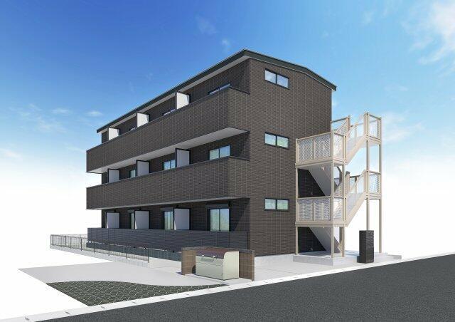 【（仮称）キャメル南流山９Ｂの建物外観】