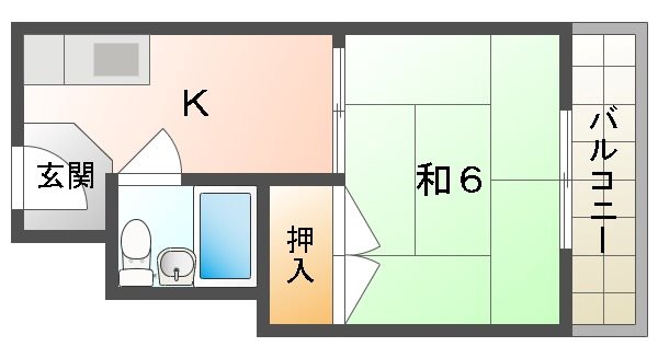 シャトーピネールの間取り