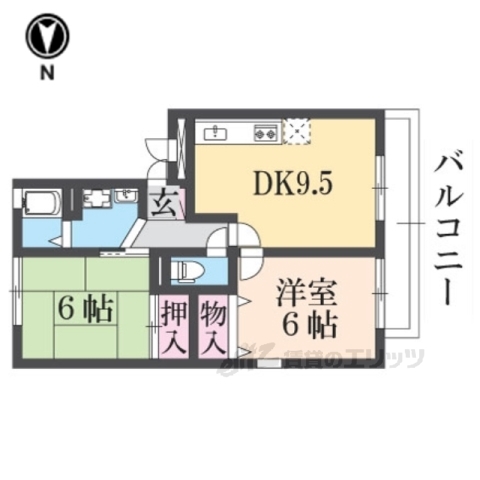 アムール橿原の間取り