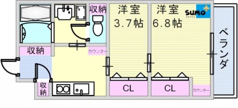 CASA FLORAの間取り