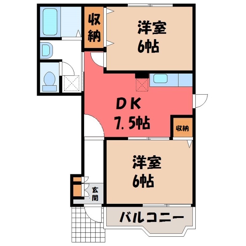 【グリーンヒルズ IIの間取り】