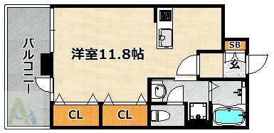 アドバンス神戸湊町の間取り