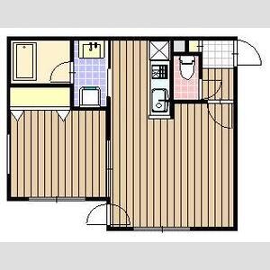 札幌市東区北二十四条東のマンションの間取り