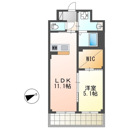 千葉市稲毛区黒砂のマンションの間取り