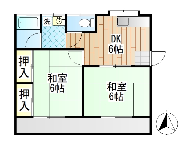 田島ハイツ_間取り_0