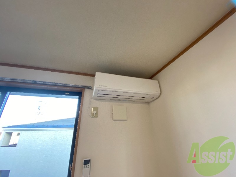 その他設備　エアコンが２台設置済みです。入居後すぐに使用できます。